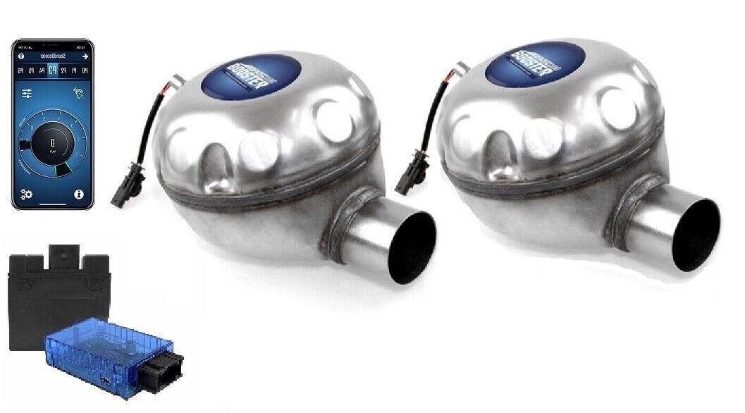 Kufatec Car Van exhaust Sound Booster System Twin Speaker DKU Performance