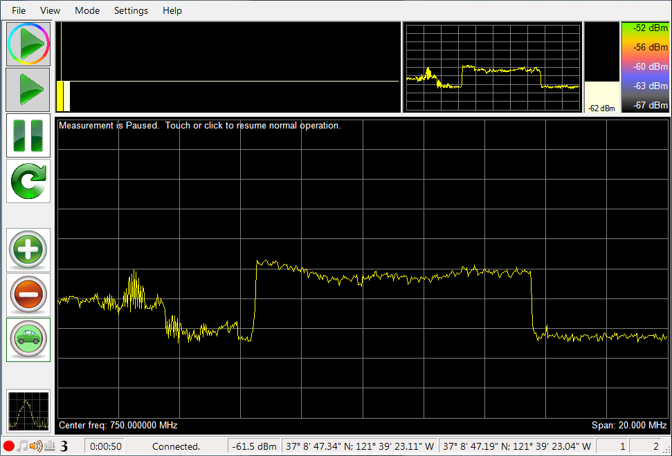 Instrument Trace Display
