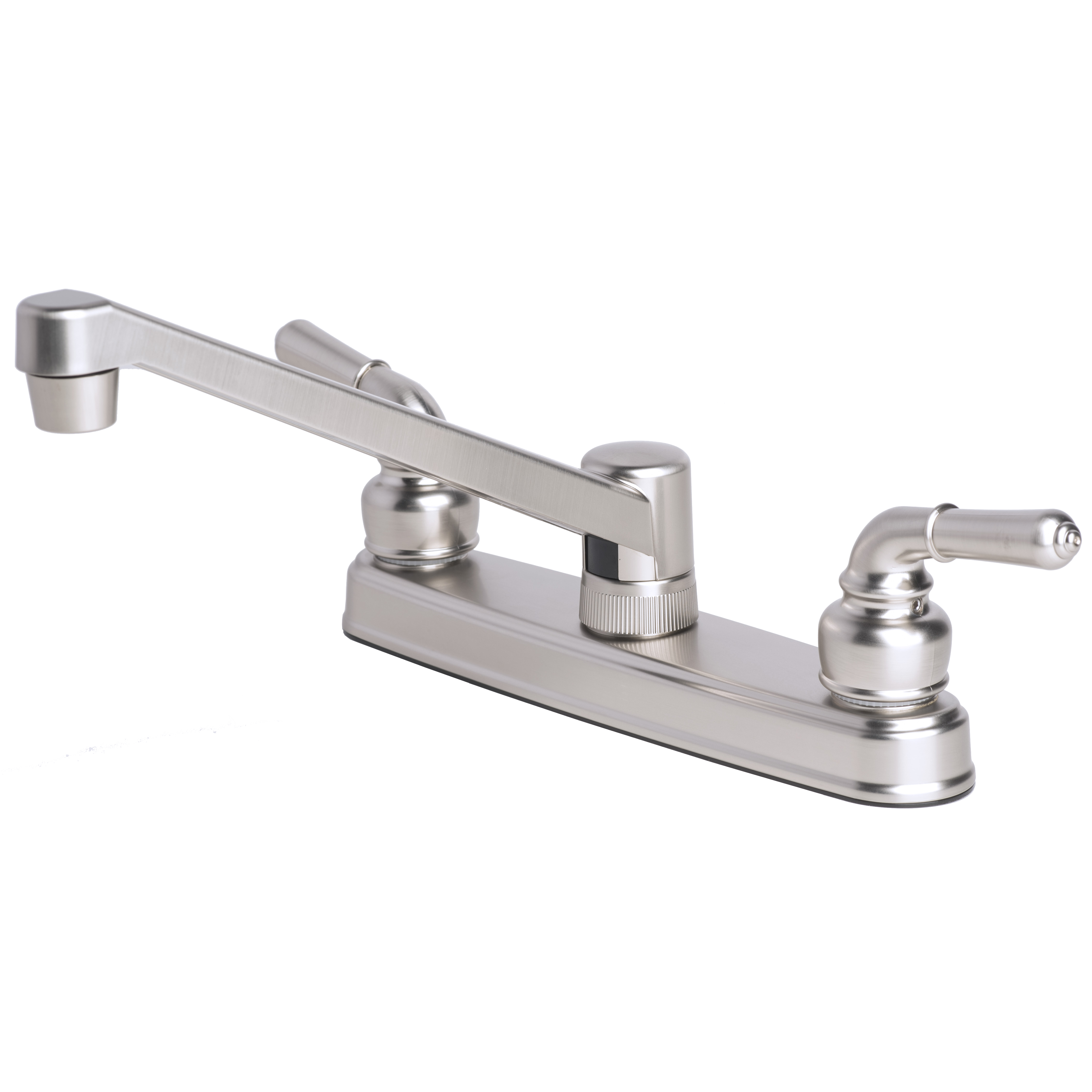 RV/Mobile Home Classic Two Handle Swivel Kitchen Faucet Stainless Steel