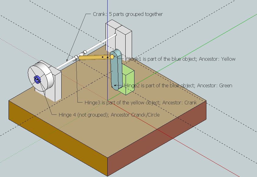 Sketchy physics rotating a crank Extensions SketchUp Community