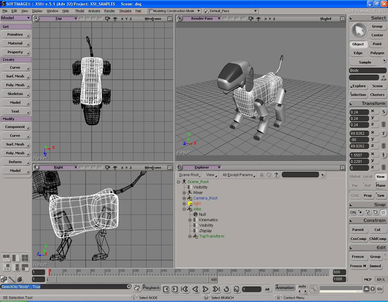 Softimage Software Para Criação de Desenhos 3D para Linux