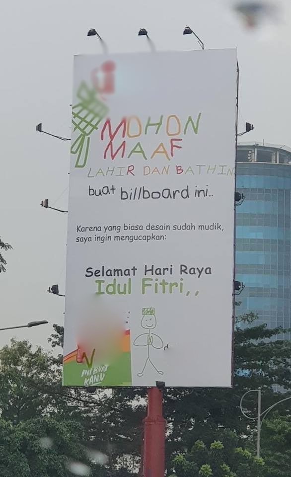Sempat Viral, IklanIklan Billboard Ini Jadi Penghibur di