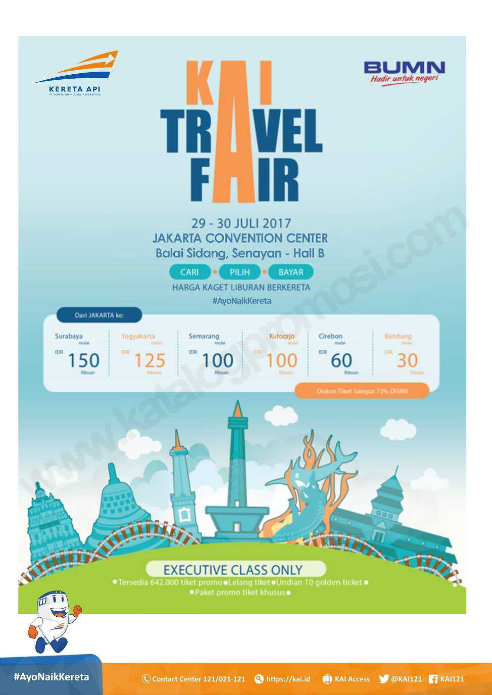 TIKET KERETA EKSEKUTIF di KAI TRAVEL FAIR 2017 KASKUS