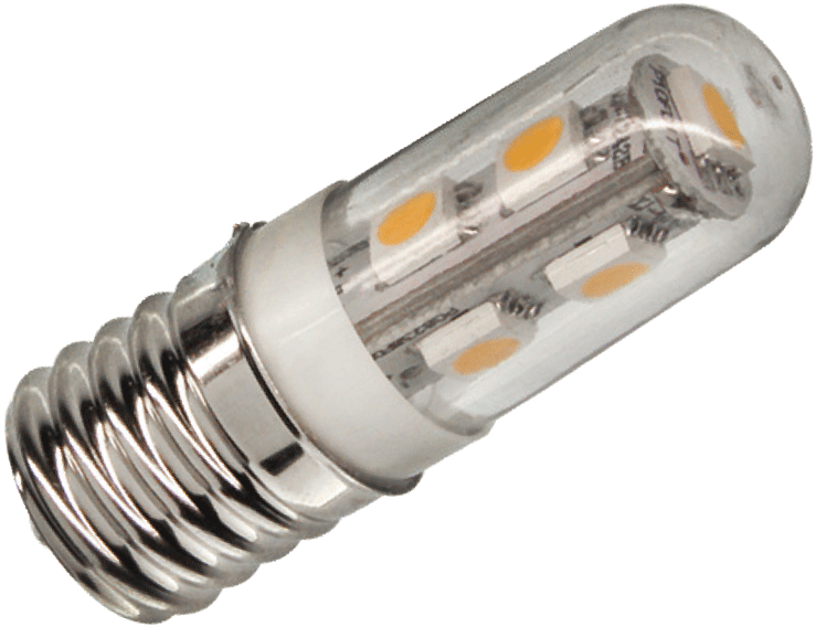 Compact LED T5 Tube Bulbs, E17 Candelabra Screw Base, 120Vac, 2700K