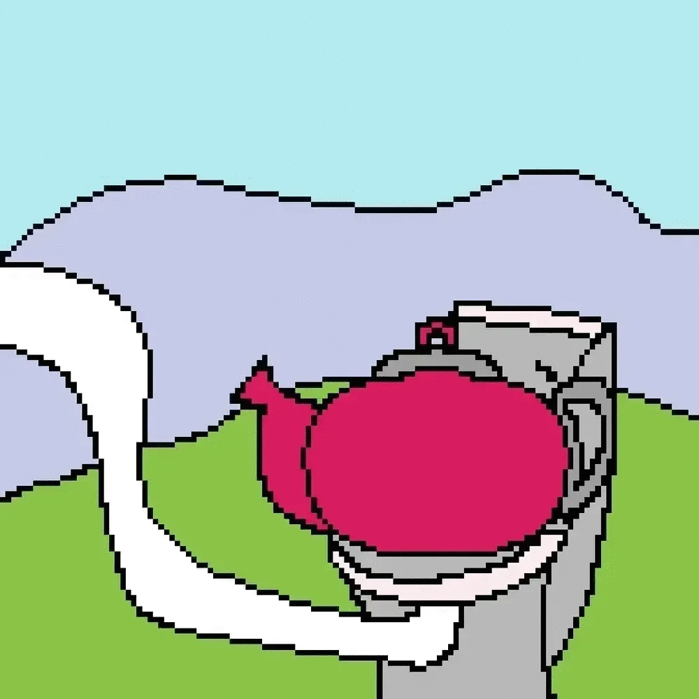 teapot carrying its toilet to nature teapot dream OpenSea
