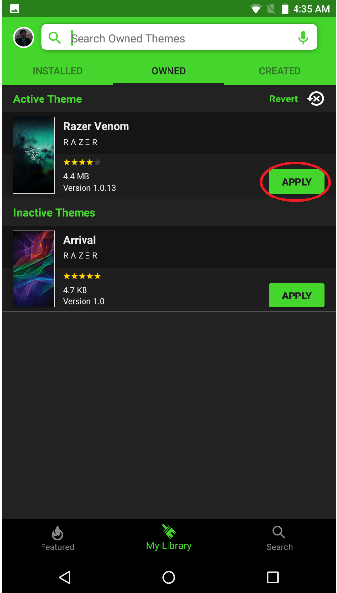 How to use the Razer Theme Store on the Razer Phone