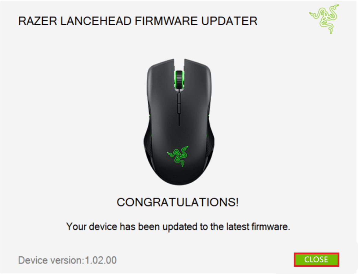 Razer Lancehead Firmware Updater RZ0102120