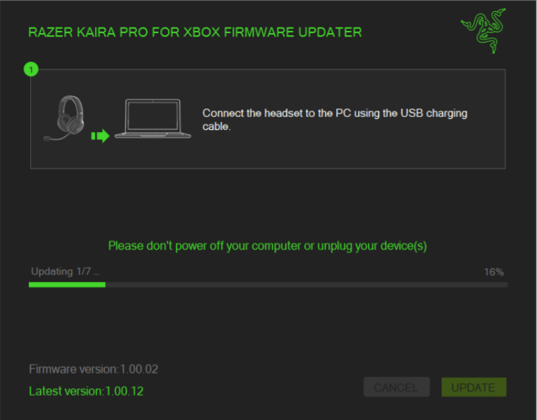 Razer Kaira Pro Firmware Updater RZ0403470