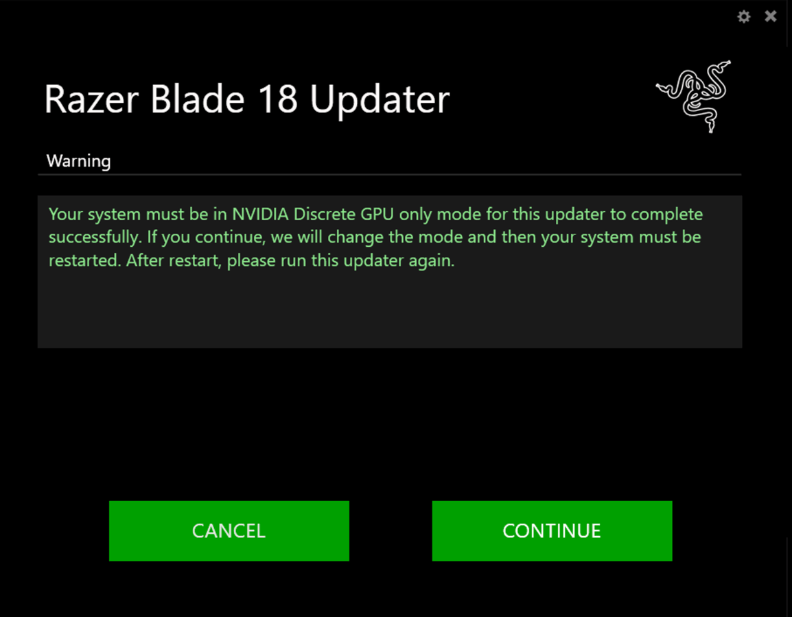 How to fix a flickering screen or image retention issue on a Razer