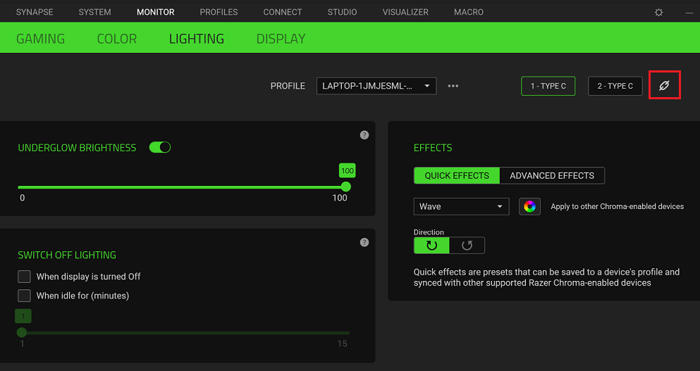 How to sync the lighting of multiple monitors with Razer Synapse
