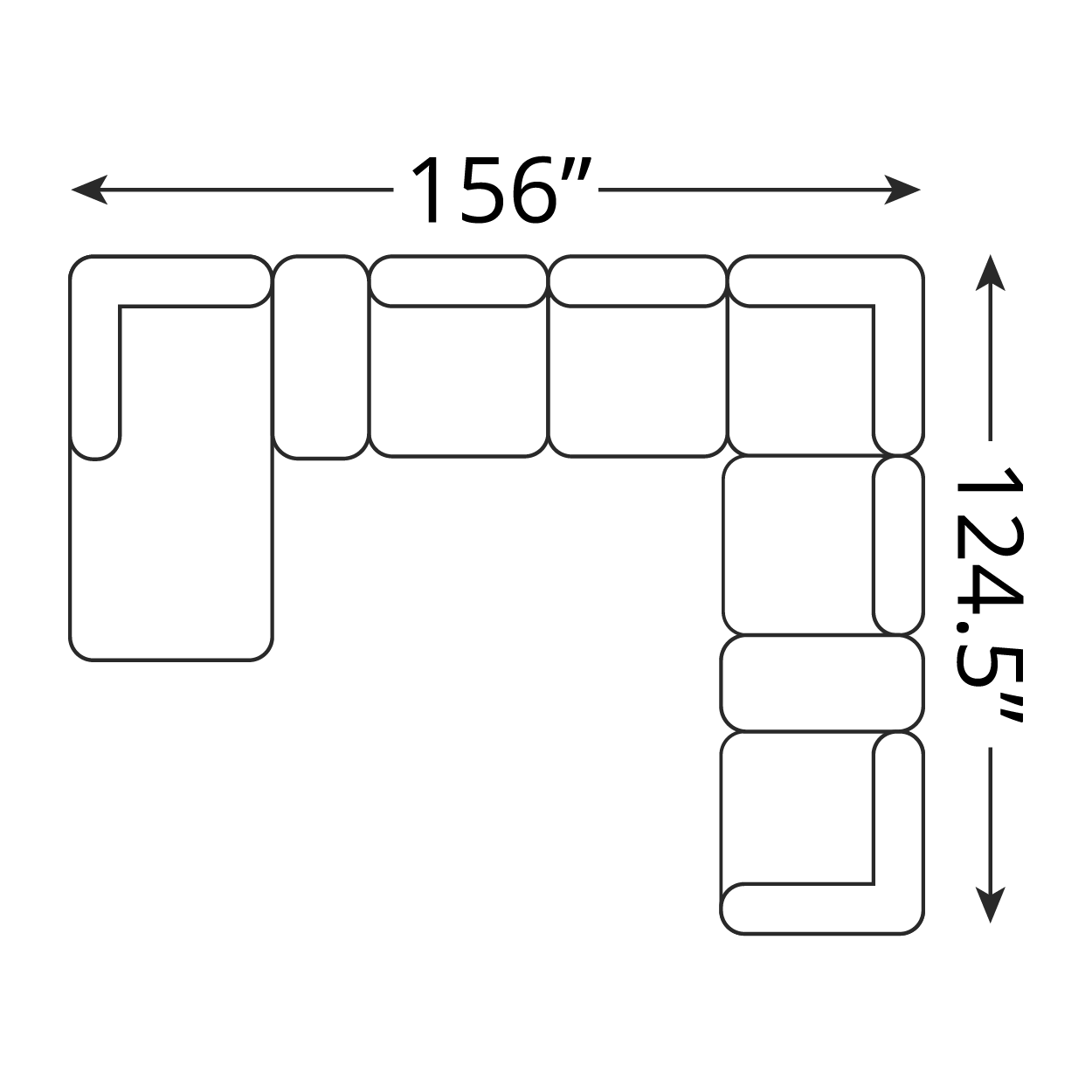 ModularOne Stone 4Piece Sectional at GardnerWhite