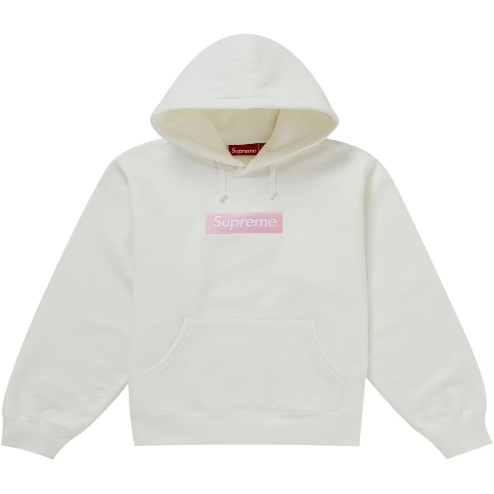 Supreme Box Logo Hooded Sweatshirt (FW25) White