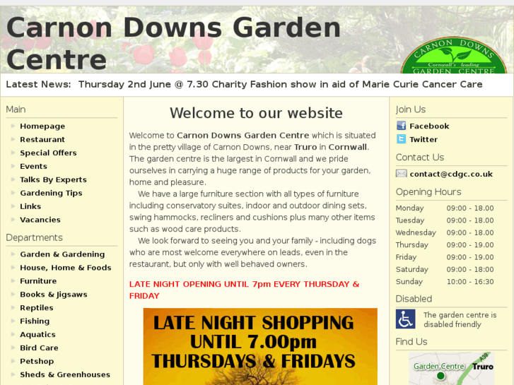 Cdgc.Co.Uk Carnon Downs Garden Centre