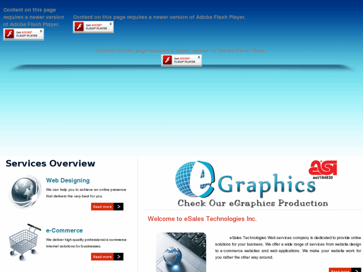 Esales.in eSales Technologies site design, Applications, epublishing