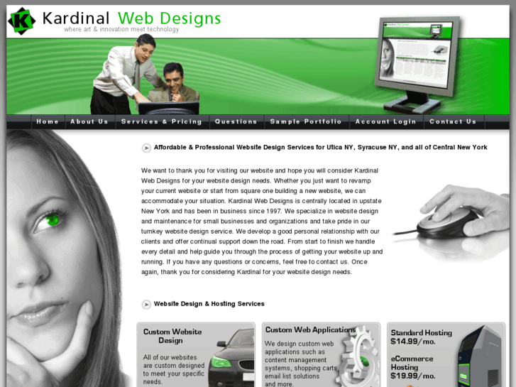 Website Design Utica, NY and All of Central New York, CNY