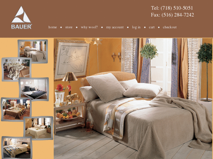 Bauer Comfort Wool Bedding from Germany, Blankets, Pillows and Sauna