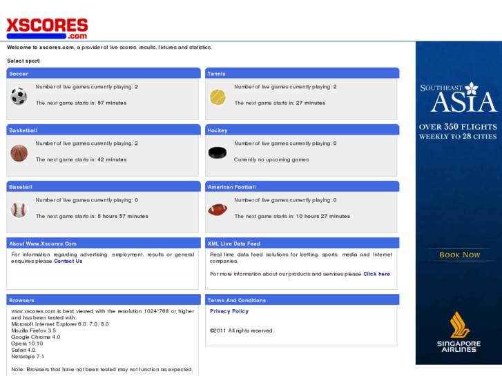 Football & Soccer Scores Xscores at Joyce Lackey blog