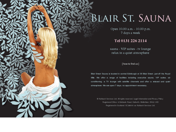 Edinburgh Sauna & Massage Blair Street Sauna