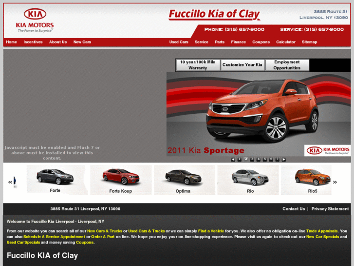 Fuccillo KIA of Clay Syracuse KIA Dealer New