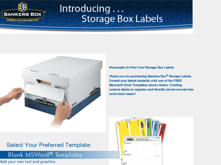Personalize & Print Your Storage Box Labels