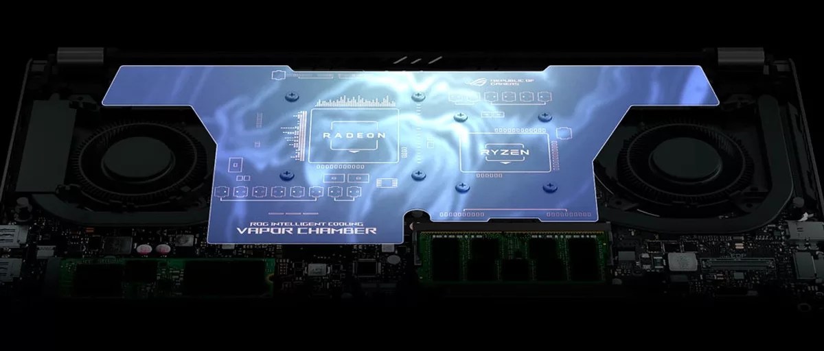 What is a vapor chamber, and how does it improve my PC’s cooling? ROG