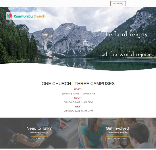 Church Web Designs • DL Church Websites