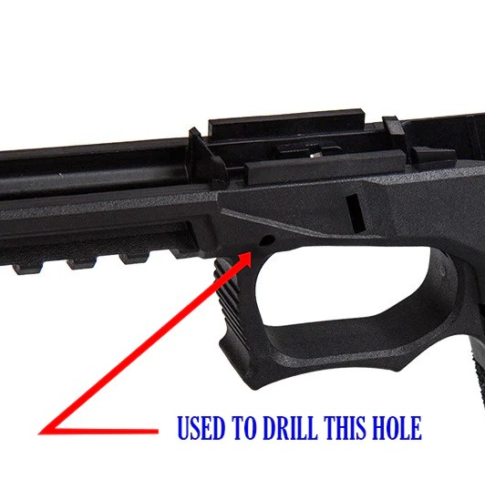 Locking Block Pin Jig 19 for P80 DLD Hardware