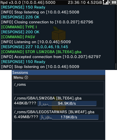 Ftpd 3DS - GameBrew