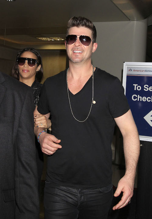 Dlisted Robin Thicke Threw A Douche Sized Hissy Fit Over A Hotel Room