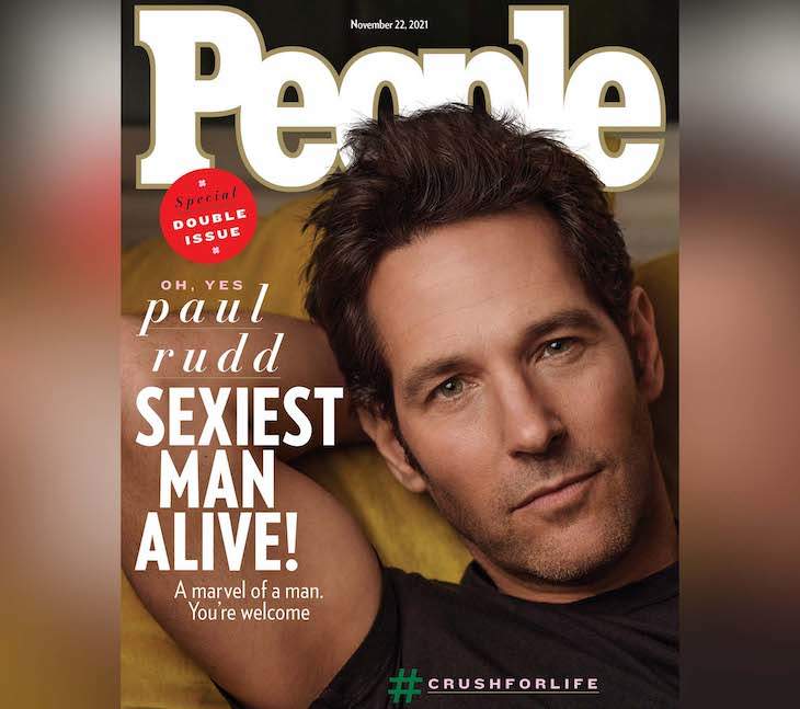 Dlisted People Magazine FINALLY Names Paul Rudd As The 2021 Sexiest