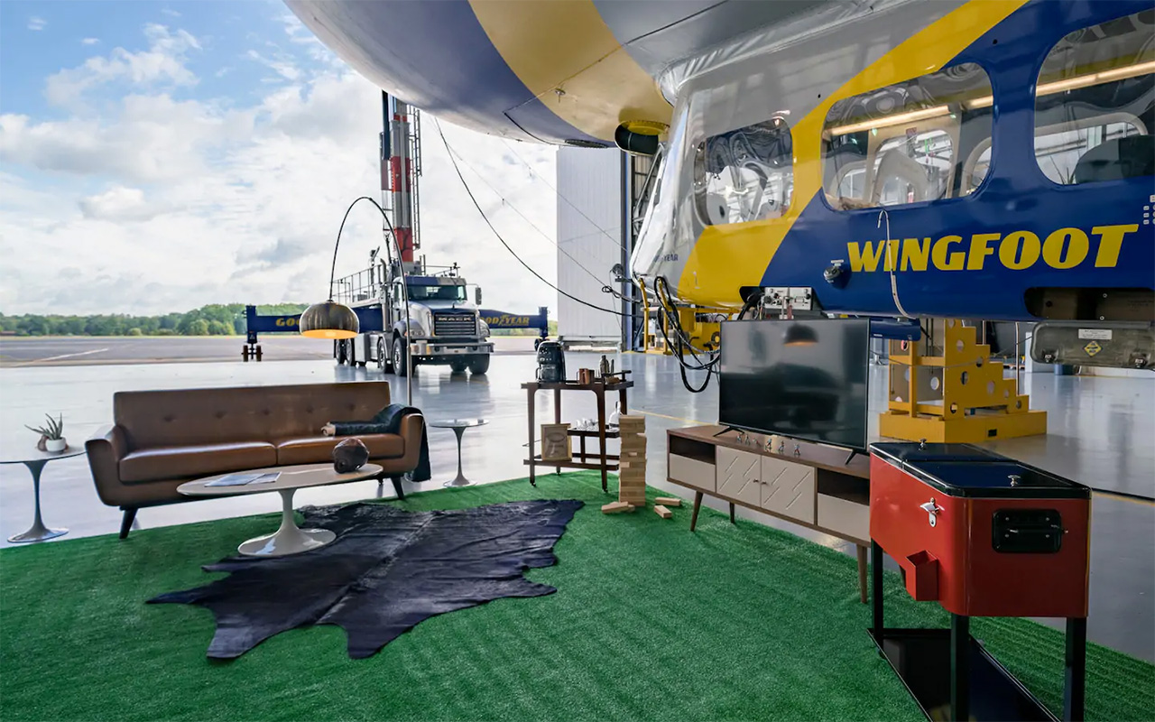 Airbnb lets you rent The Goodyear Blimp for a night dlmag