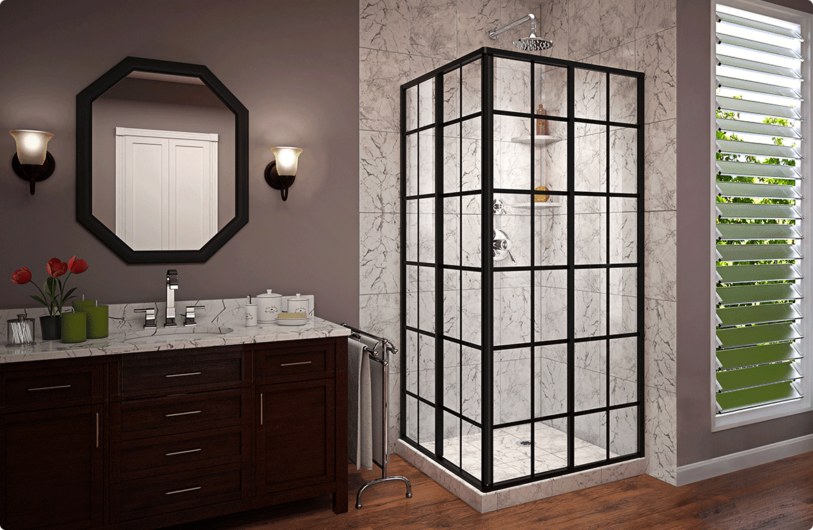 DreamLine French Corner Shower Enclosures