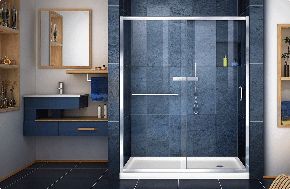 InfinityZ Sliding Shower Door