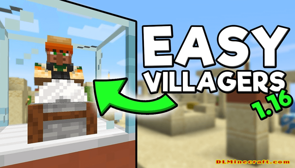 Download Easy Villagers Mod for Minecraft 1.16.5,1.16.4,1.16.3 and 1.15.2