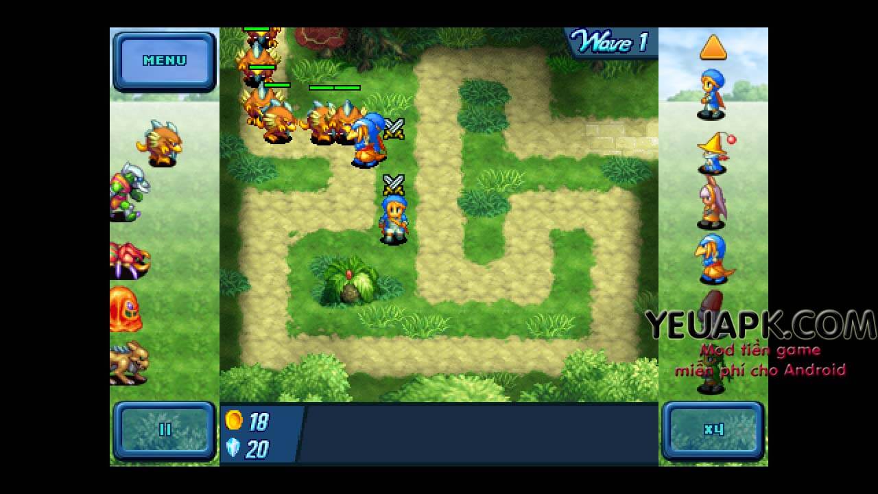 Crystal Defenders v1.0 [Full/ Paid] Game phòng thủ cổ