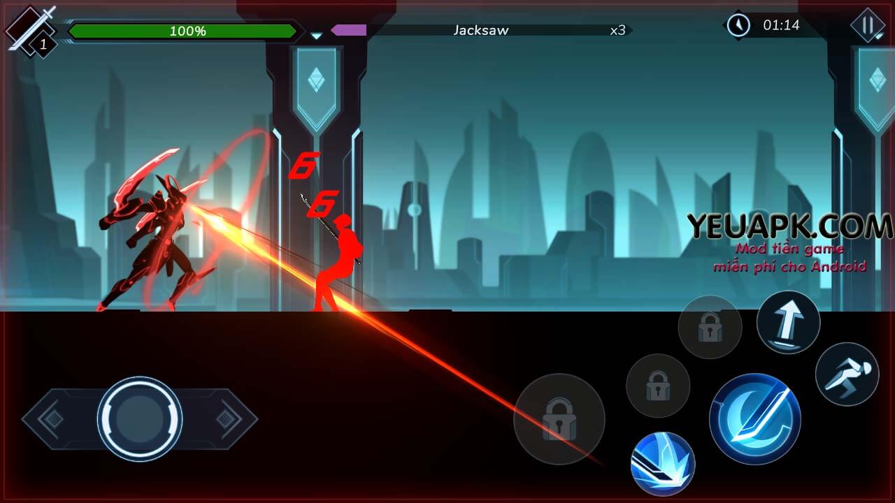 Overdrive II mod tiền (money gems) Game Shadow Legion cho Android