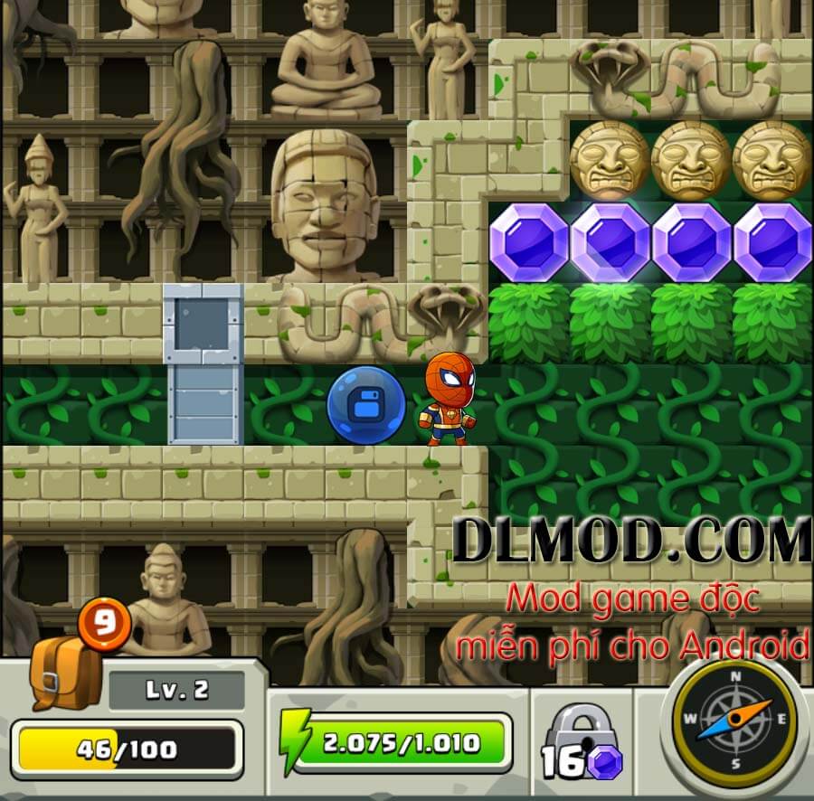 Diamond Quest mod tiền (money diamonds) mới nhất Tiếng Việt cho Android