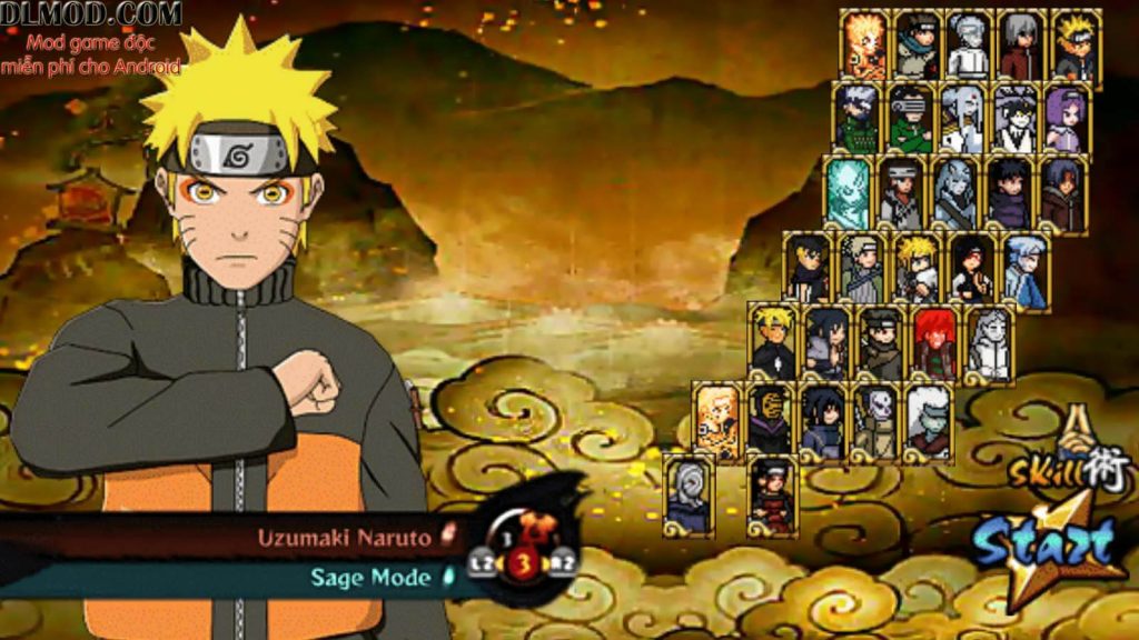 Naruto Ultimate Ninja Storm Trilogy mod tiền (money) unlocked cho Android