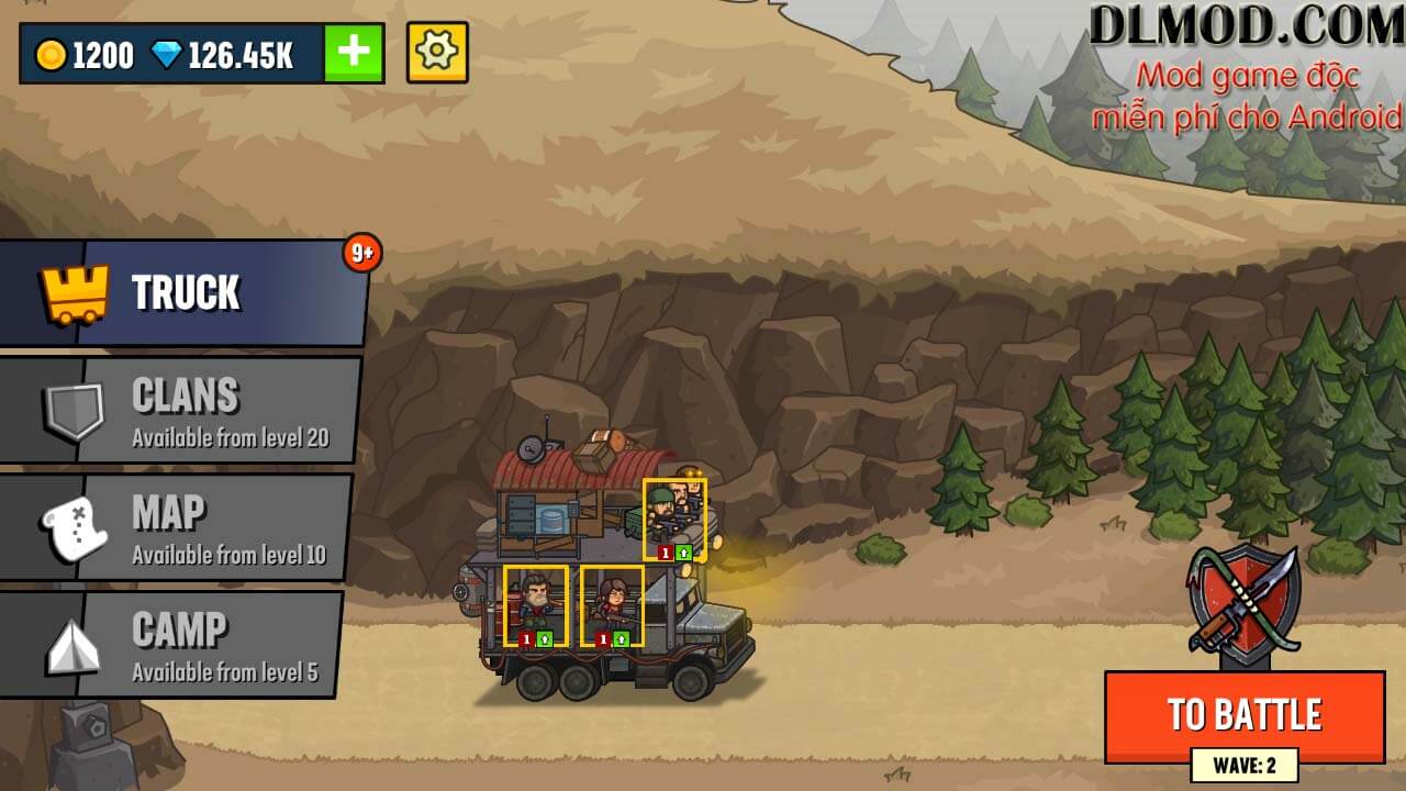 Camp Defense mod tiền (money) Game chiến dịch phòng thủ cho Android