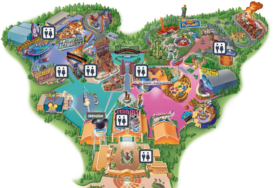 Disneyland Paris Map Hotel Disney's Newport Bay Club Disneyland