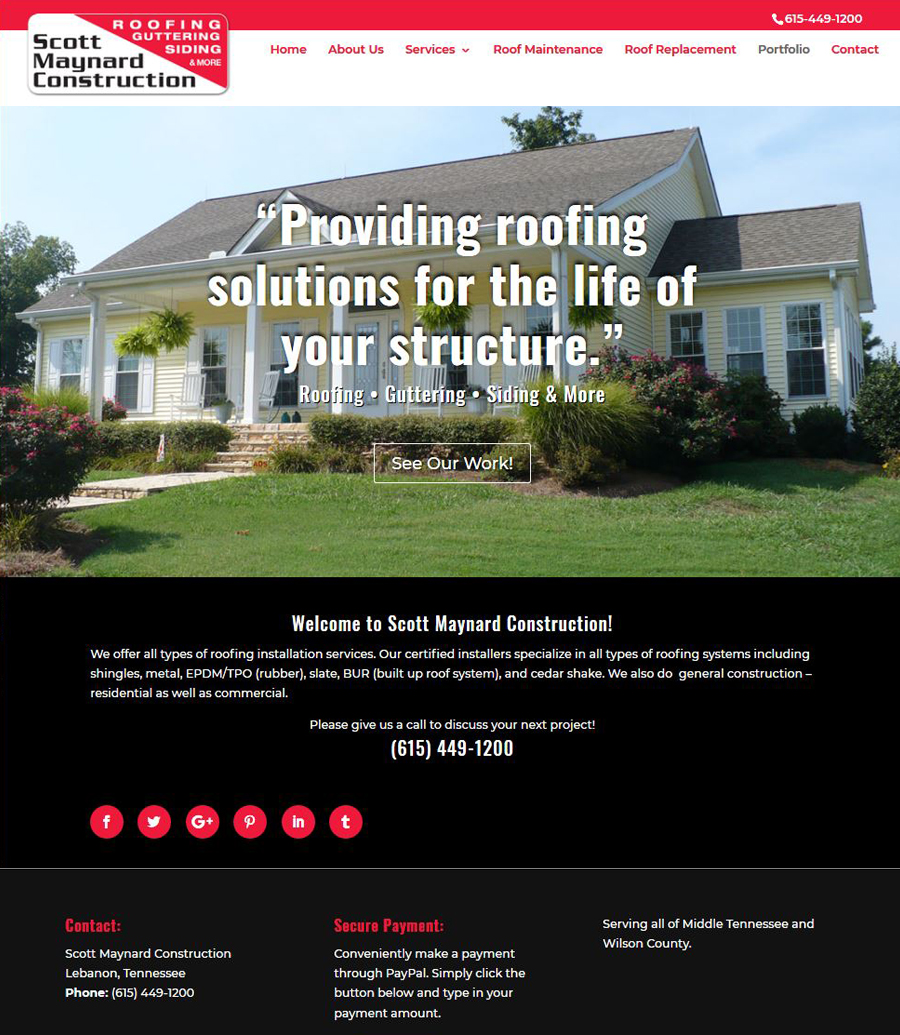 Scott Maynard ConstructionLebanon Construction site DLS Graphics