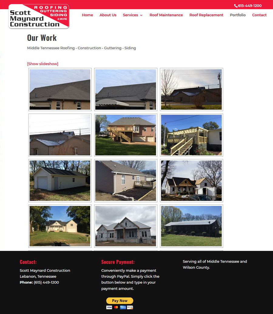 Scott Maynard ConstructionLebanon Construction site DLS Graphics