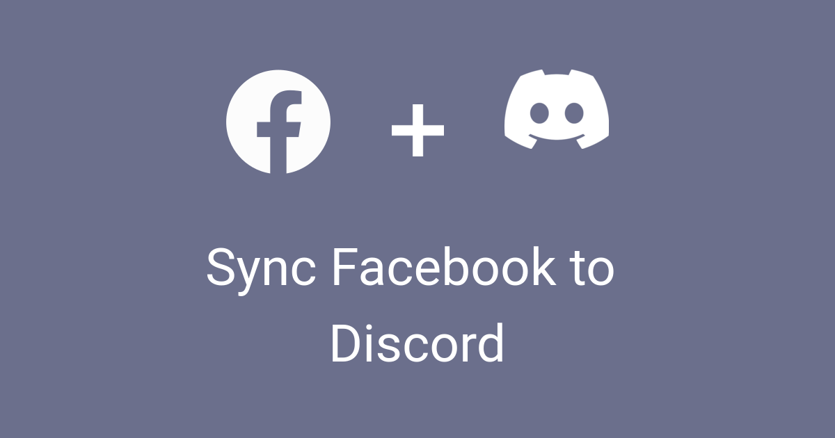 Sync Facebook posts to Discord