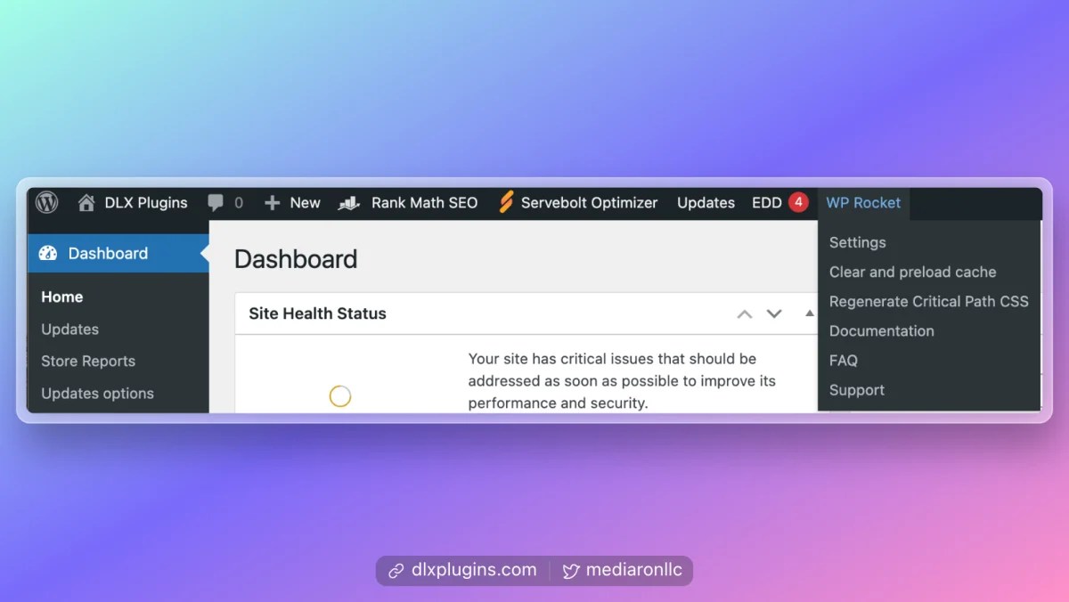 How to Add a Custom Menu to the WordPress Admin Bar DLX Plugins