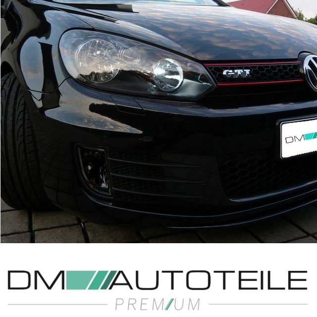 SET 2x Nebelscheinwerfer Smoke Schwarz LI+RE VW Golf VI 6 GTI GTD Typ
