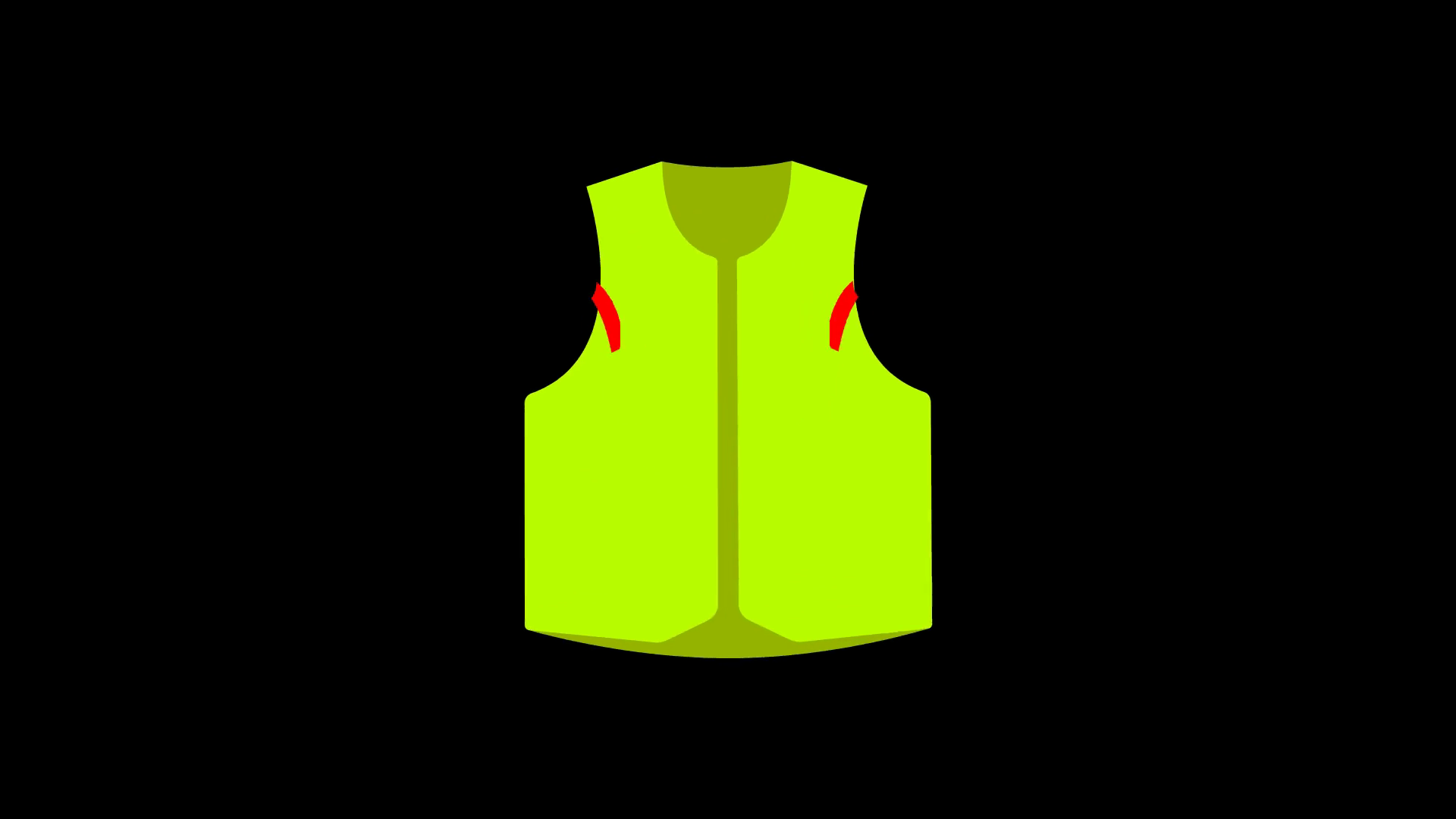 Rafting Life Jacket Holiday Adventure icon Line Drawing