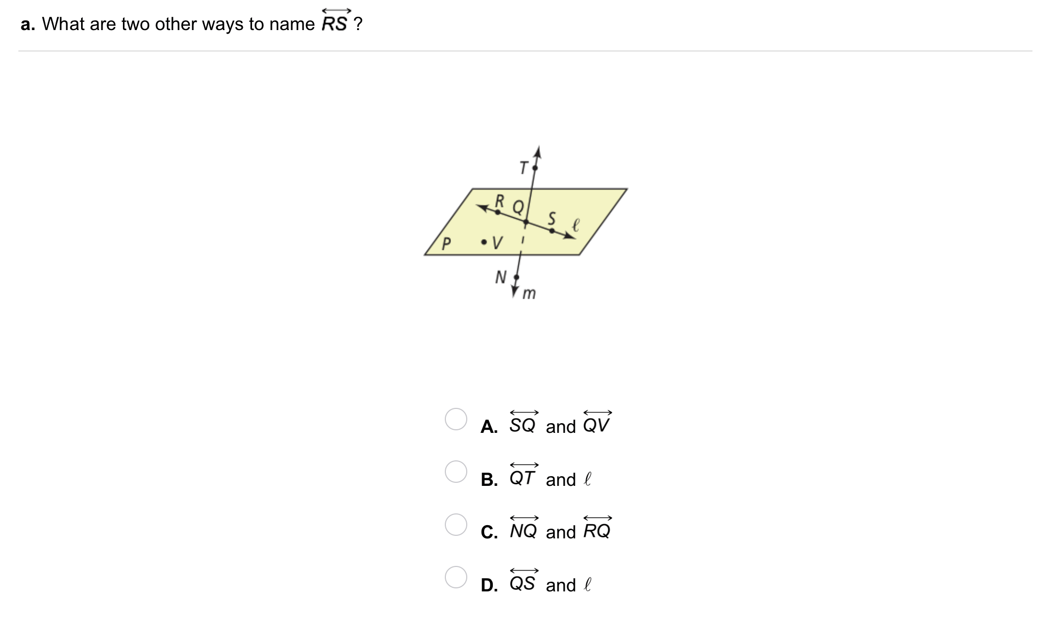 Geometry 1-2 Guided Practice: Points, Lines, and Planes - Matt