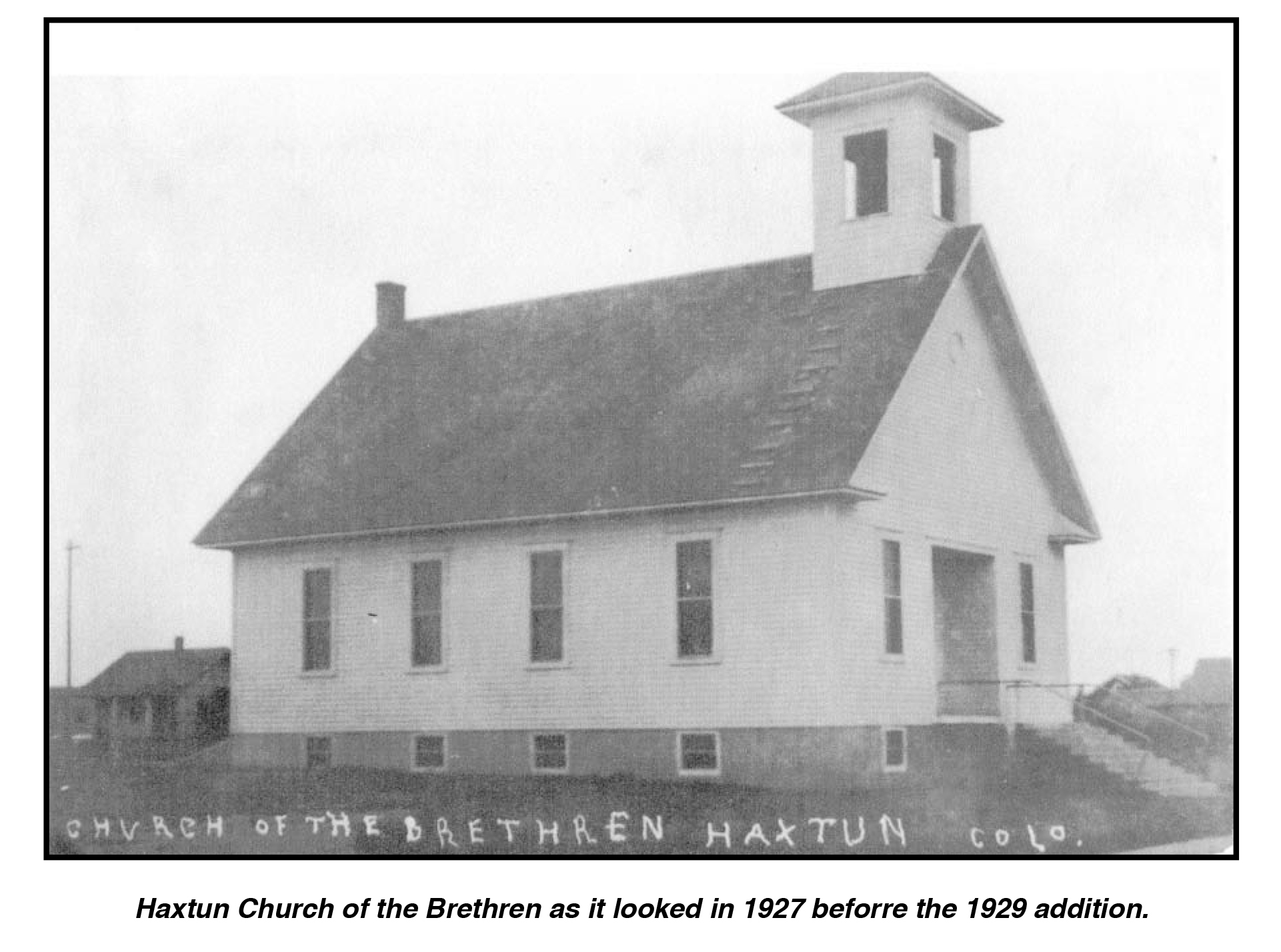 History Haxtun Church Of The Brethren