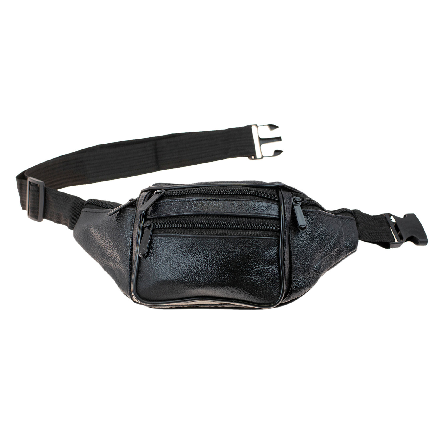 Wholesale Black Leather Fanny Pack DollarDays
