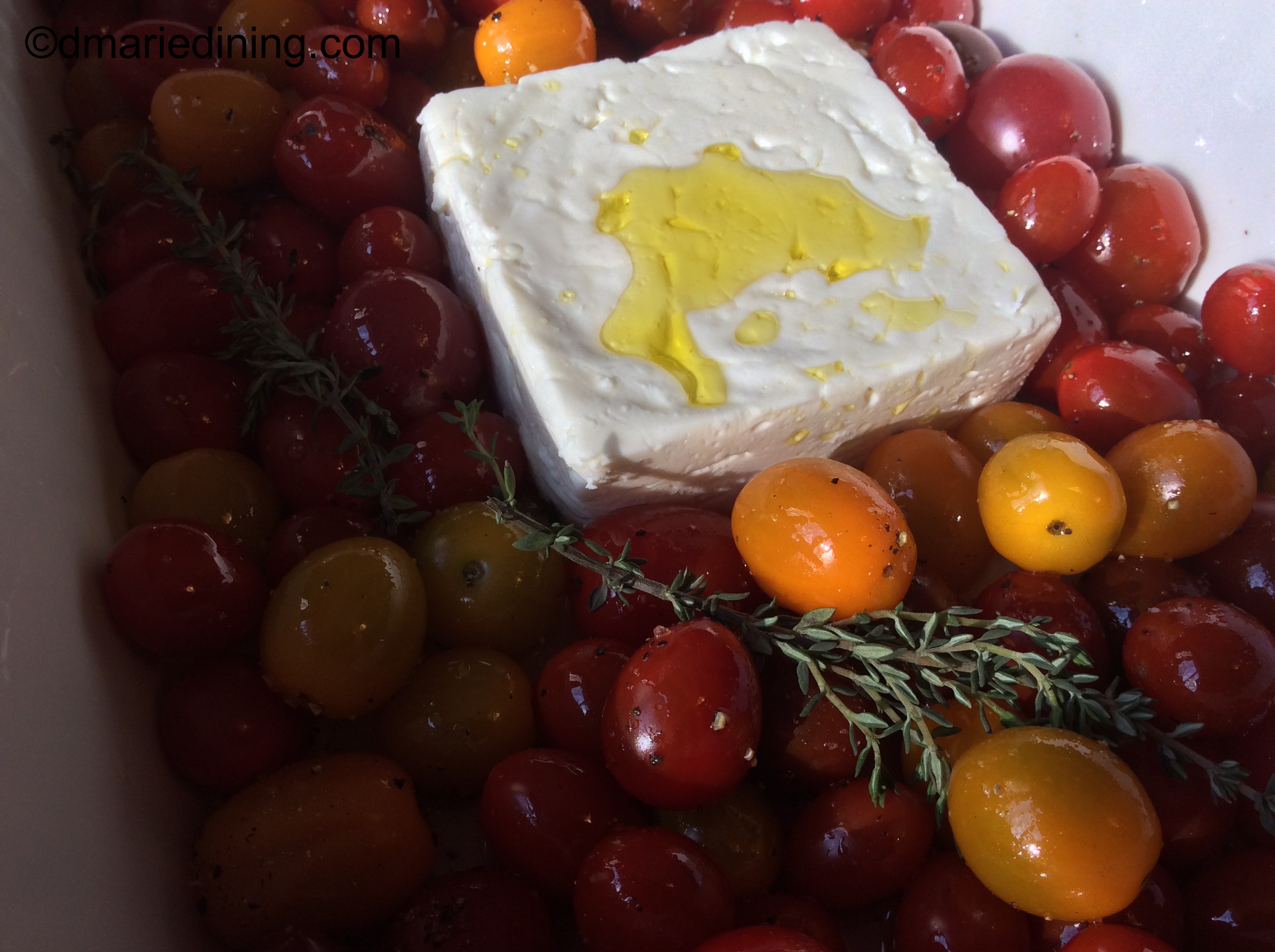 Sausage and Pasta with Feta and Tomatoes dmariedining